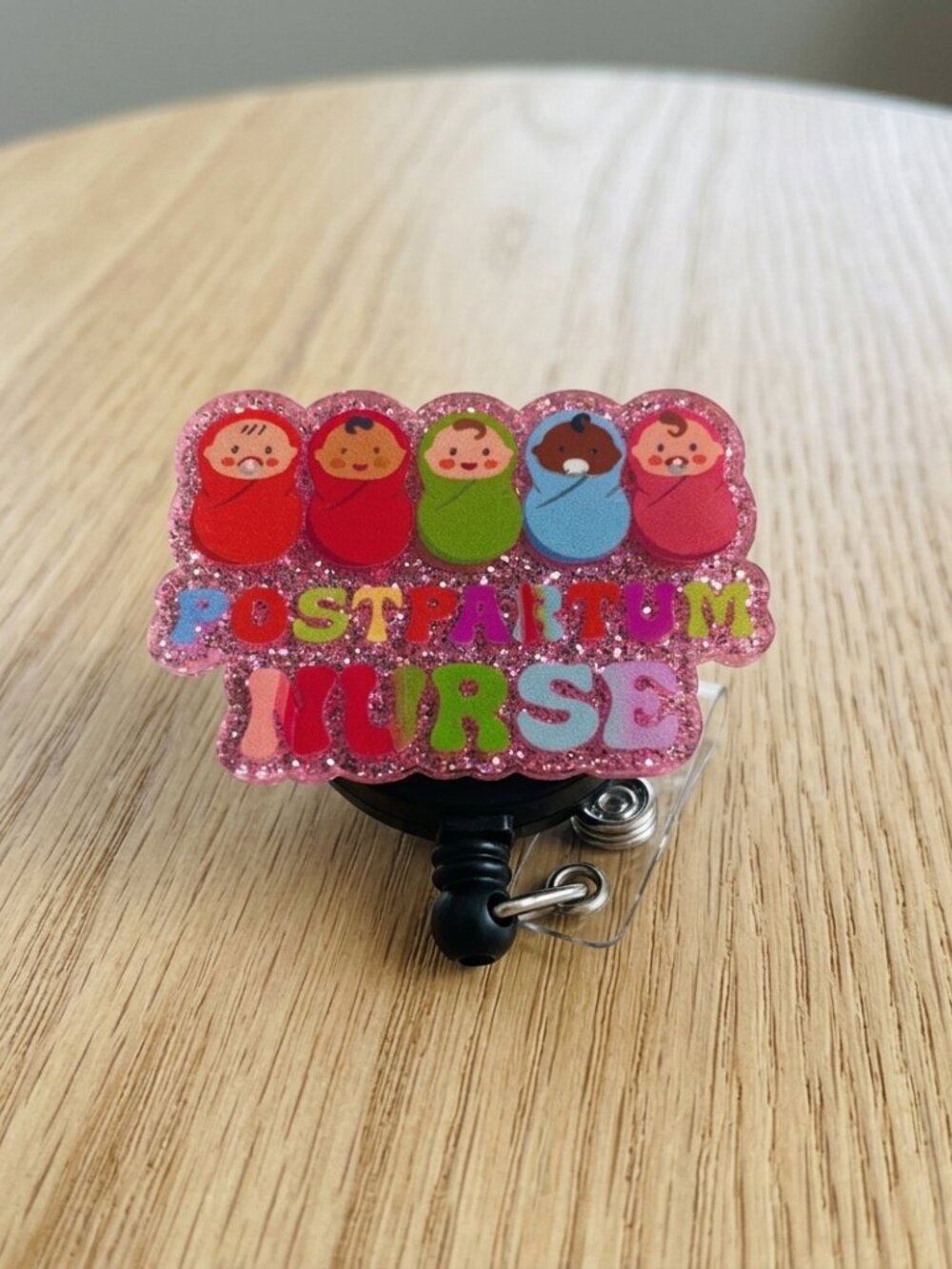 Postpartum Nurse Badge Reel